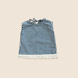 TOP VICHY niña flecos
