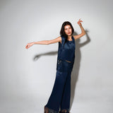 Pantalón Sesentas flecos