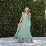 Vestido Parasiempre flecos