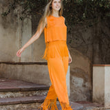 Pantalón Sesentas flecos
