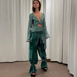 7 maniers print verde