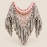 Chal triangular Cashmere y Mohair